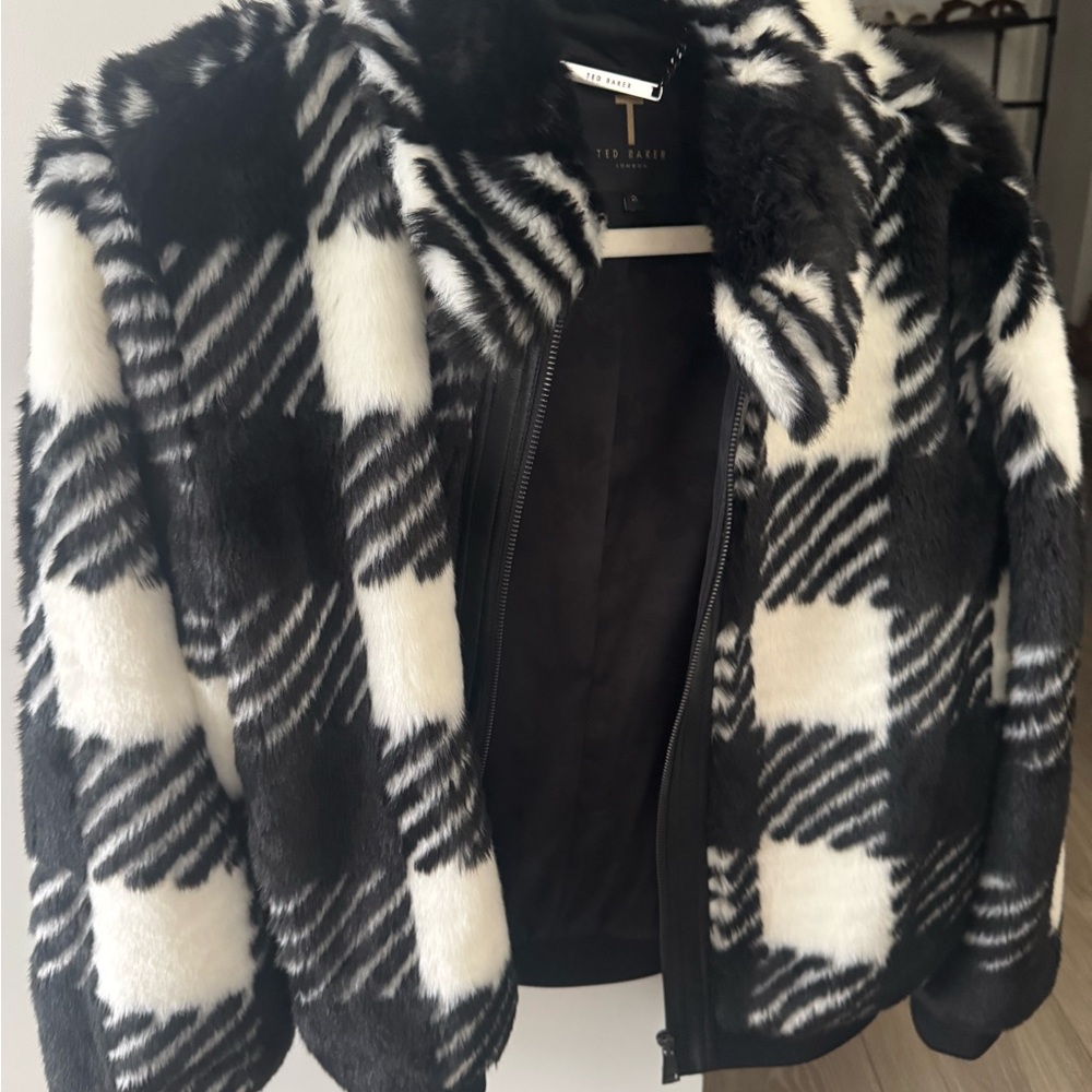 Ted Baker Black and White Teddy Jacket